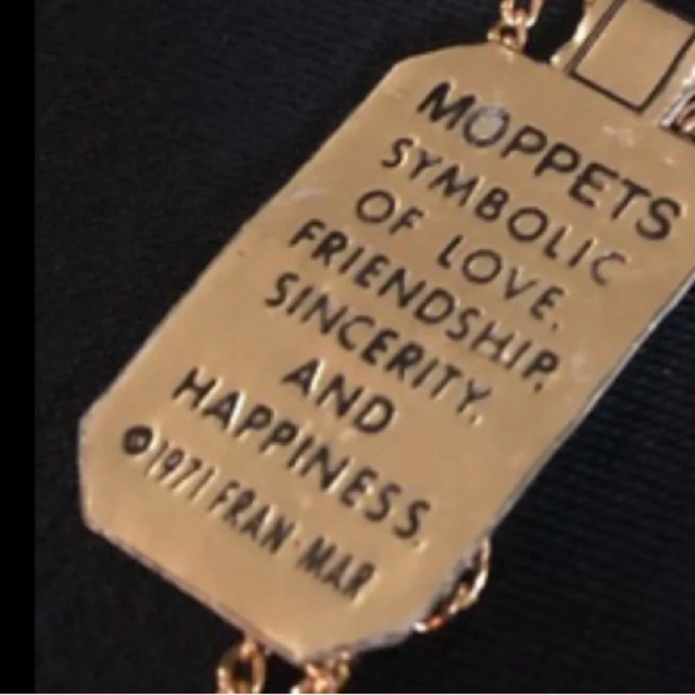 Vintage Fran Mar Moppets Pendant Necklace
